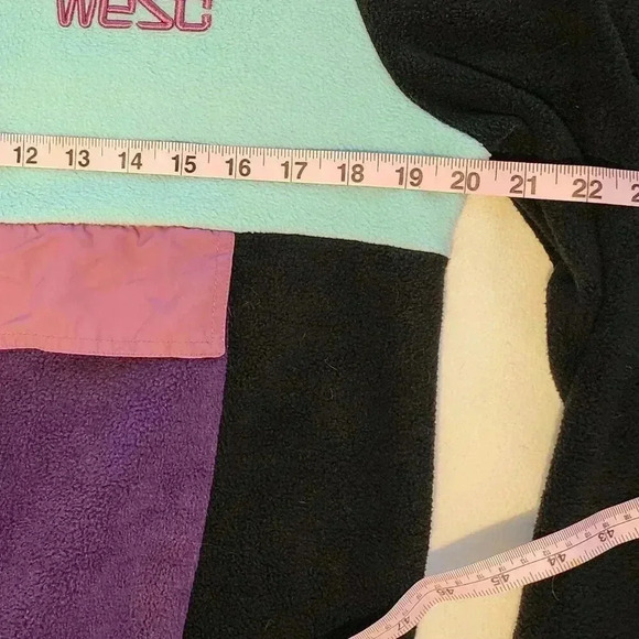 NWOT WESC Color-block Fleece Hoodie - M - Picture 5 of 6